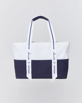 Janesuda x WB Tote (Navy White)