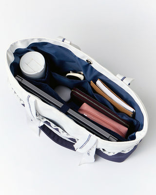 Janesuda x WB Tote (Navy White)