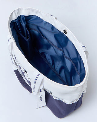 Janesuda x WB Tote (Navy White)