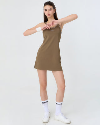 Brooklyn Dress (Walnut)