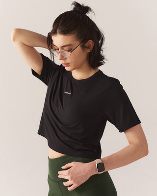 Crop Tee (Black)