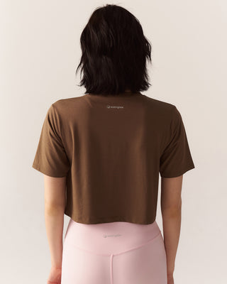 Crop Tee (Mocha)