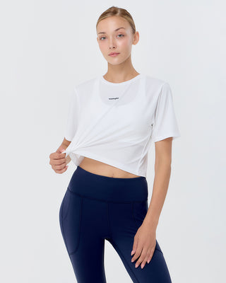 Crop Tee (White)
