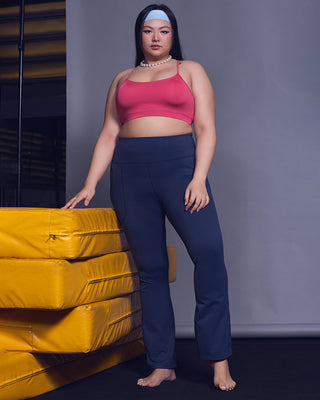 Flare Leggings (Navy)