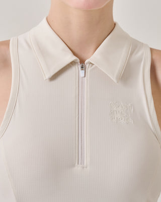 Preppy Polo Dress Cloud
