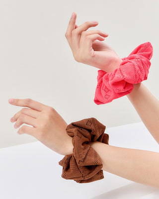 Beach Scrunchy (Brown)