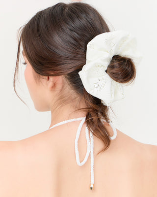 Beach Scrunchy (White)