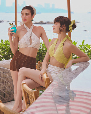 Beach Scrunchy (Yellow)