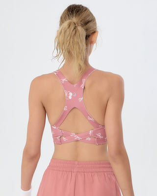 Sweat Zip Bra (Bow)