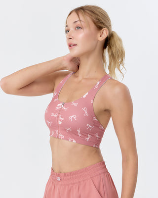Sweat Zip Bra (Bow)