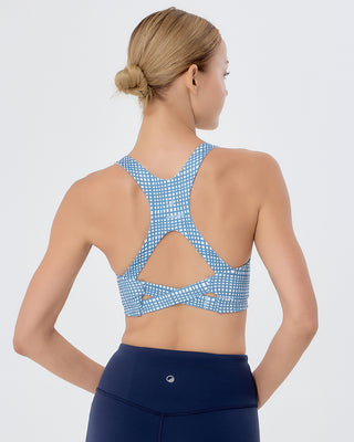 Sweat Zip Bra (Check)