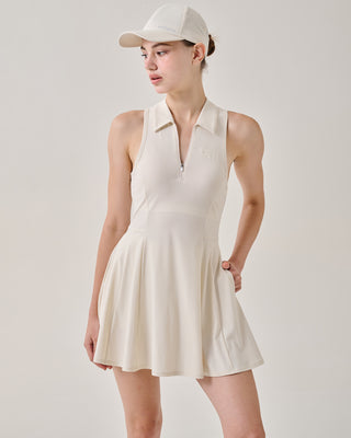 Preppy Polo Dress Cloud