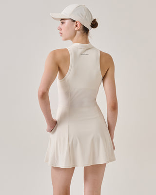 Preppy Polo Dress Cloud