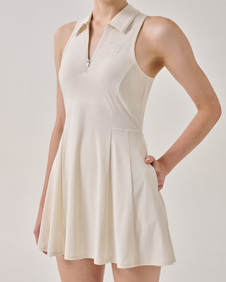 Preppy Polo Dress Cloud